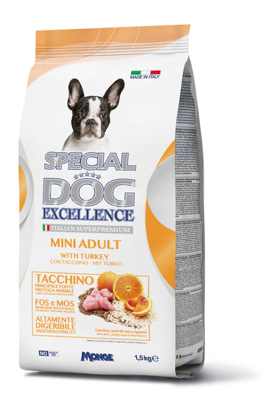 Excellence - Dog Dry Mini Adult with Turkey -1.5Kg
